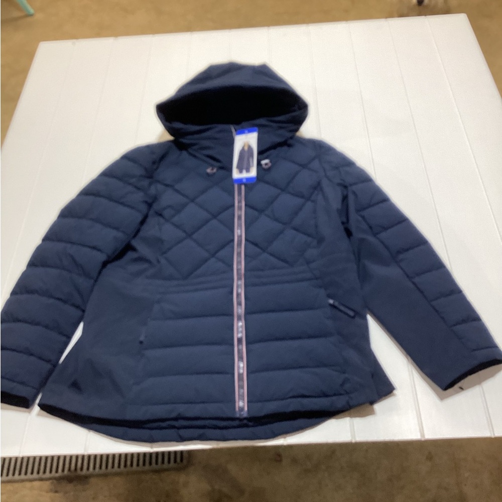 Tommy Hilfiger Dark Blue Quilted puffer Jacket
